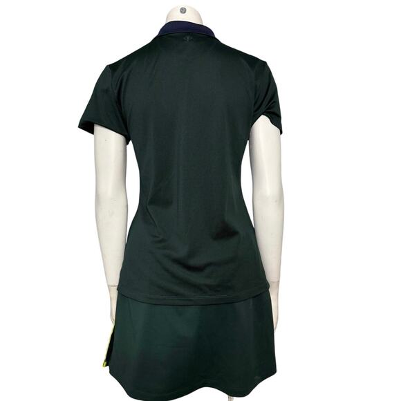 Tory Burch Sport Tennis Outfit Women's M/L Polo Shirt Skort Green - Picture 2 of 5
